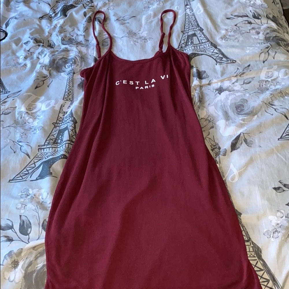Magenta dress
